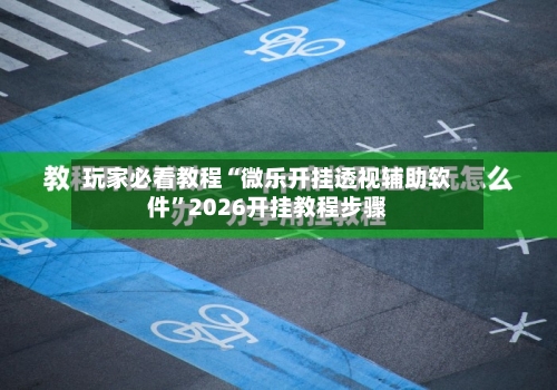 玩家必看教程“微乐开挂透视辅助软件”2026开挂教程步骤-第3张图片