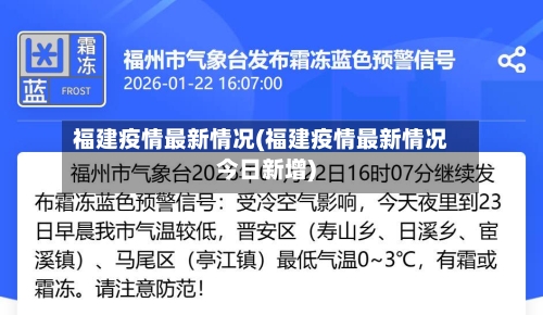 福建疫情最新情况(福建疫情最新情况今日新增)-第2张图片