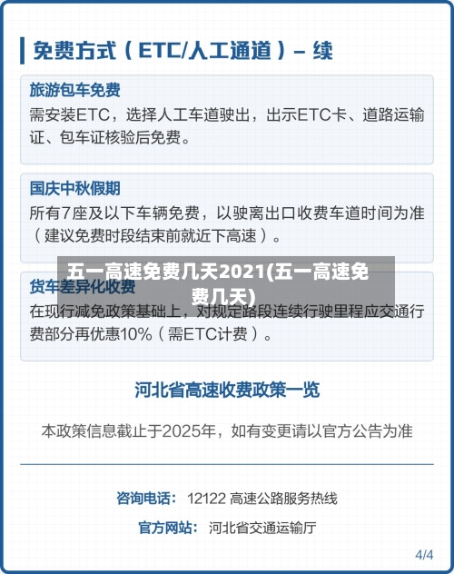 五一高速免费几天2021(五一高速免费几天)-第3张图片