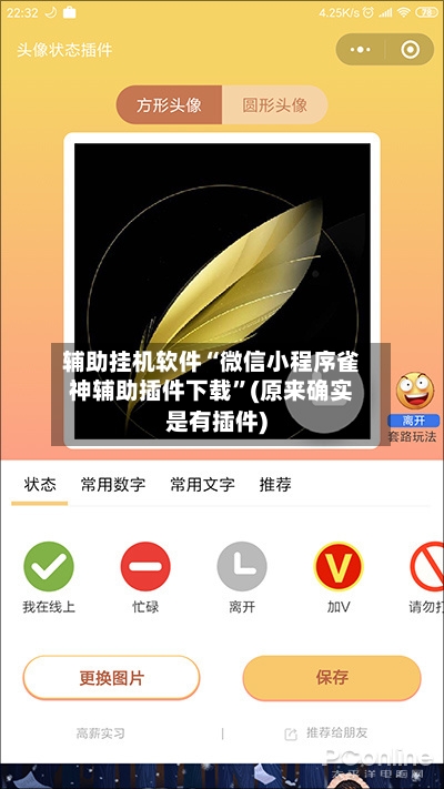 辅助挂机软件“微信小程序雀神辅助插件下载	”(原来确实是有插件)-第2张图片