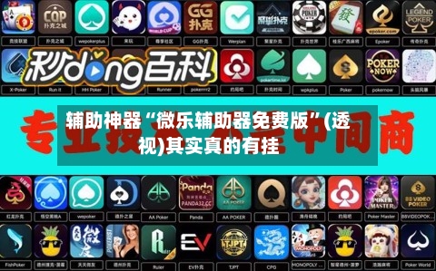 辅助神器“微乐辅助器免费版”(透视)其实真的有挂-第2张图片