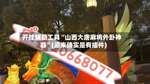 开挂辅助工具“山西大唐麻将外卦神器	”(原来确实是有插件)-第2张图片