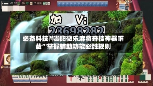 必备科技“贵阳微乐麻将开挂神器下载”掌握辅助功能必胜规则-第3张图片