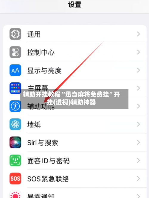辅助开挂教程“迅奇麻将免费挂”开挂(透视)辅助神器