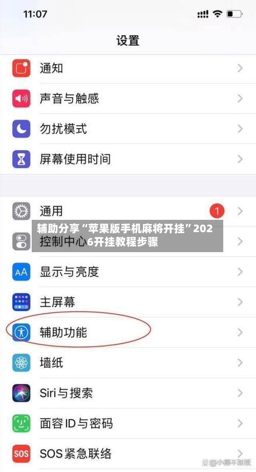 辅助分享“苹果版手机麻将开挂”2026开挂教程步骤