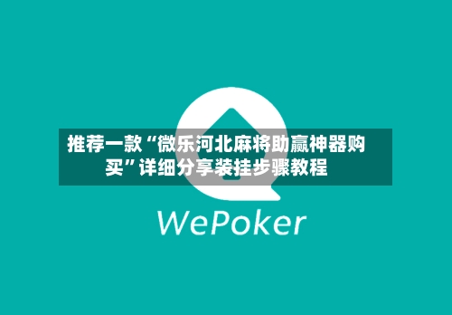 推荐一款“微乐河北麻将助赢神器购买”详细分享装挂步骤教程-第3张图片