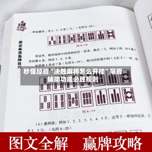 秒懂经验“决胜麻将怎么开挂”掌握辅助功能必胜规则