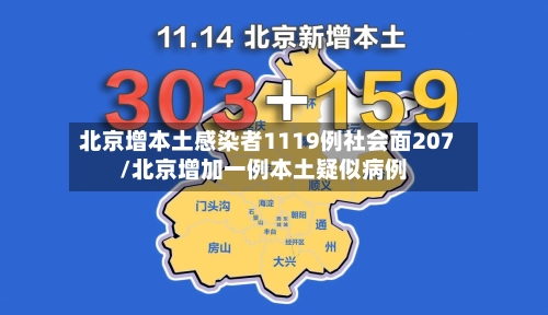 北京增本土感染者1119例社会面207/北京增加一例本土疑似病例-第2张图片