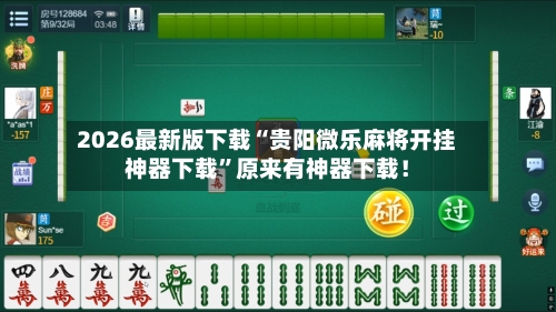 2026最新版下载“贵阳微乐麻将开挂神器下载”原来有神器下载！-第3张图片