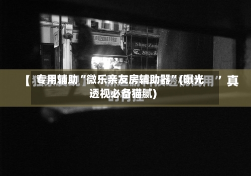 专用辅助“微乐亲友房辅助器	”(曝光透视必备猫腻)-第2张图片