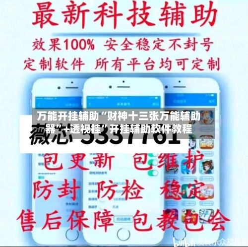 万能开挂辅助“财神十三张万能辅助器”+透视挂	”开挂辅助软件教程-第3张图片