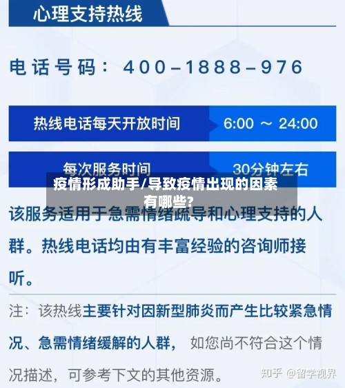 疫情形成助手/导致疫情出现的因素有哪些?-第2张图片