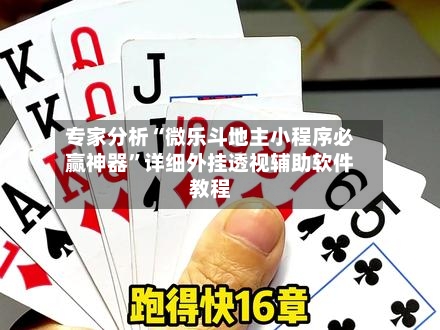 专家分析“微乐斗地主小程序必赢神器”详细外挂透视辅助软件教程-第3张图片