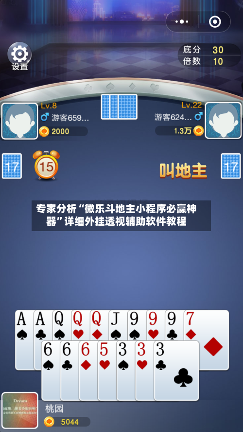 专家分析“微乐斗地主小程序必赢神器	”详细外挂透视辅助软件教程-第2张图片