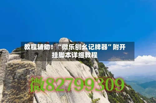 教程辅助！“微乐刨幺记牌器”附开挂脚本详细教程