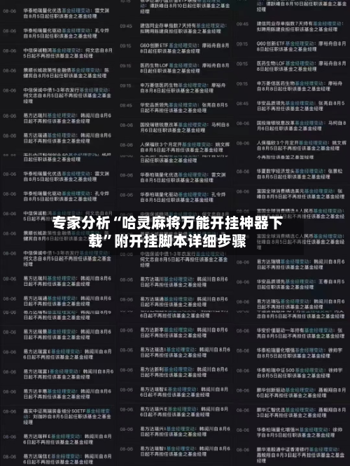 专家分析“哈灵麻将万能开挂神器下载”附开挂脚本详细步骤-第2张图片