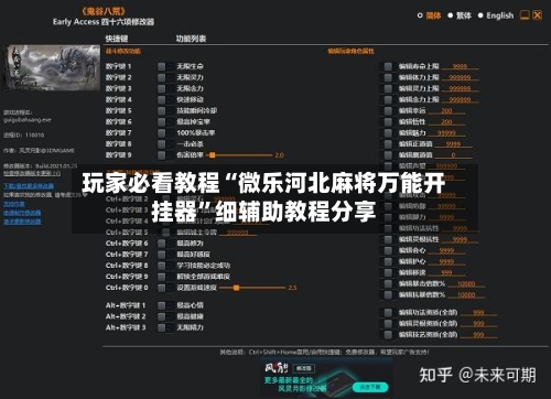 玩家必看教程“微乐河北麻将万能开挂器”细辅助教程分享-第3张图片