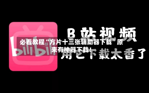 必看教程“方片十三张辅助器下载”原来有神器下载！