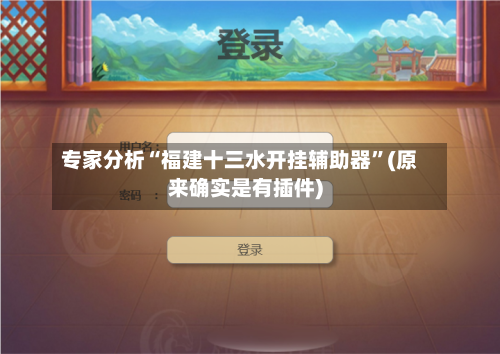 专家分析“福建十三水开挂辅助器”(原来确实是有插件)-第3张图片