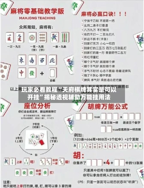 玩家必看教程“天府棋牌其实是可以开挂”揭秘透视辅助万能挂用法-第2张图片