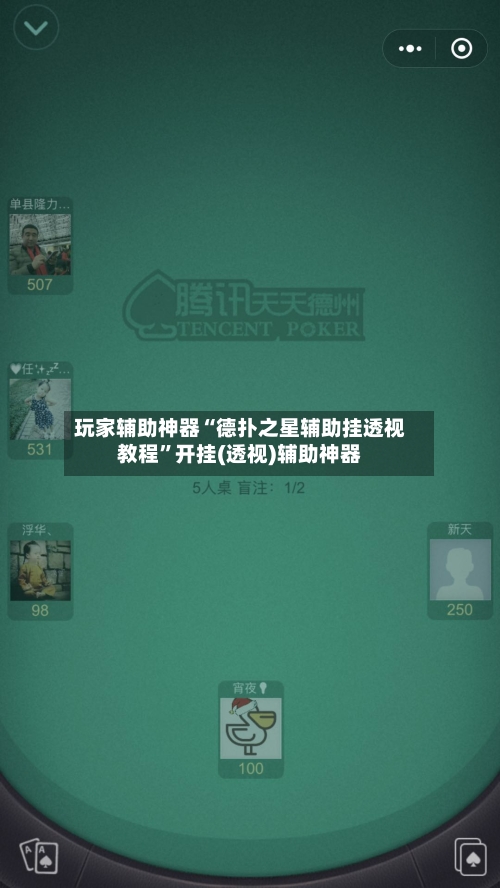 玩家辅助神器“德扑之星辅助挂透视教程”开挂(透视)辅助神器-第3张图片