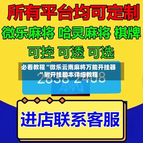必看教程“微乐云南麻将万能开挂器	”附开挂脚本详细教程-第3张图片