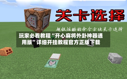 玩家必看教程“开心麻将外卦神器通用版”详细开挂教程官方正版下载-第2张图片