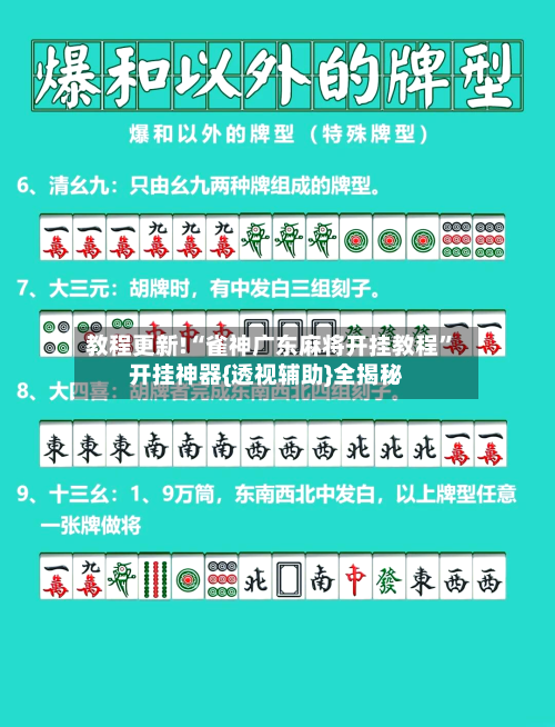 教程更新!“雀神广东麻将开挂教程	”开挂神器{透视辅助}全揭秘-第2张图片