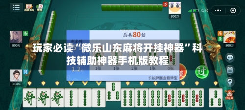 玩家必读“微乐山东麻将开挂神器”科技辅助神器手机版教程-第2张图片