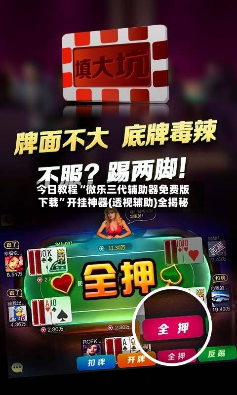 今日教程“微乐三代辅助器免费版下载”开挂神器{透视辅助}全揭秘-第2张图片
