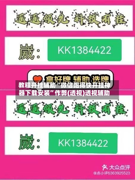 教程开挂辅助“微信跑得快开挂神器下载安装”作弊(透视)透视辅助-第2张图片