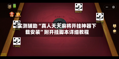 实测辅助“真人天天麻将开挂神器下载安装”附开挂脚本详细教程-第2张图片