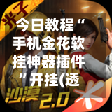 今日教程“手机金花软挂神器插件”开挂(透视)最新辅助详细