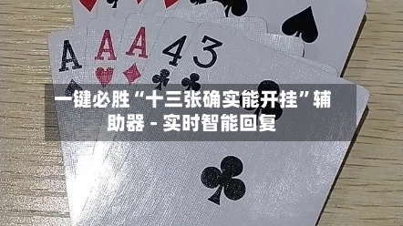 一键必胜“十三张确实能开挂	”辅助器 - 实时智能回复-第2张图片