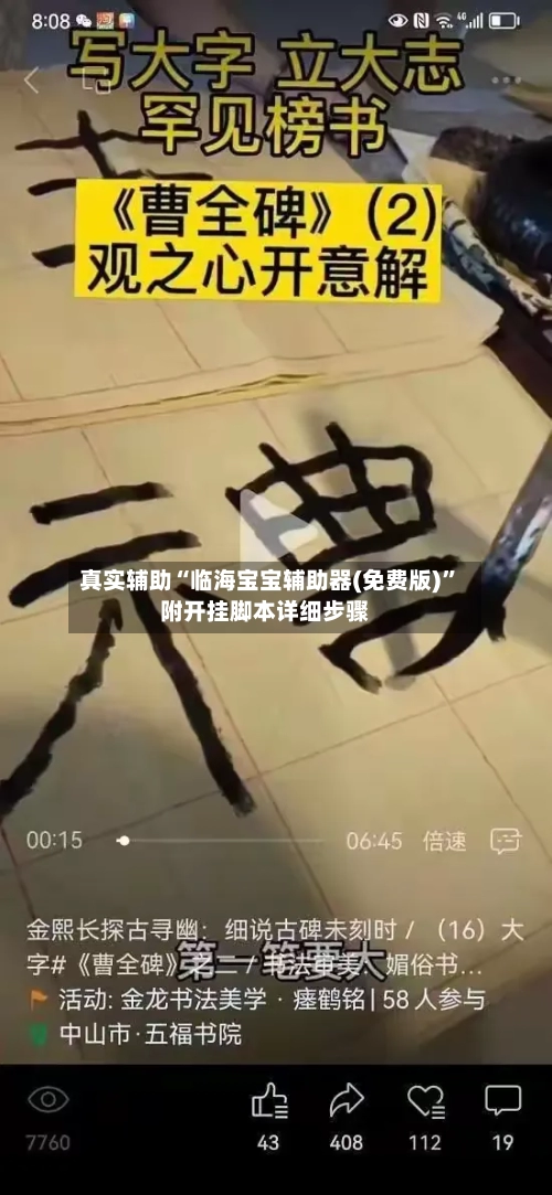 真实辅助“临海宝宝辅助器(免费版)	”附开挂脚本详细步骤-第2张图片