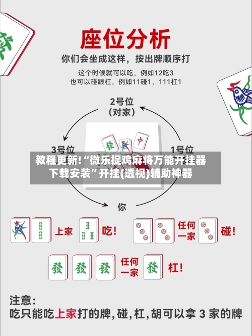 教程更新!“微乐捉鸡麻将万能开挂器下载安装”开挂(透视)辅助神器-第2张图片