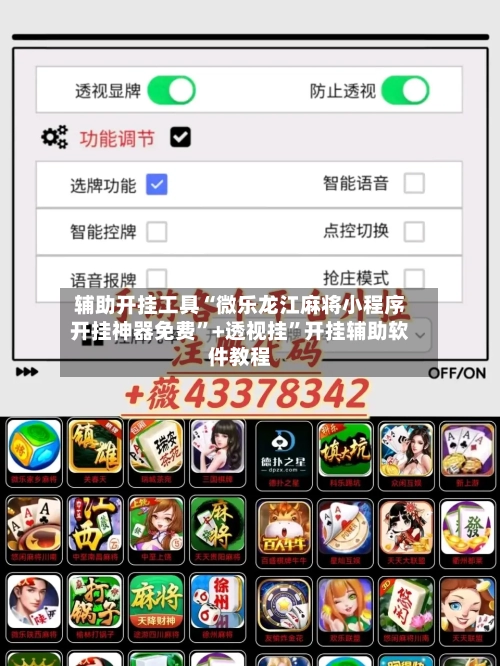 辅助开挂工具“微乐龙江麻将小程序开挂神器免费	”+透视挂”开挂辅助软件教程-第2张图片